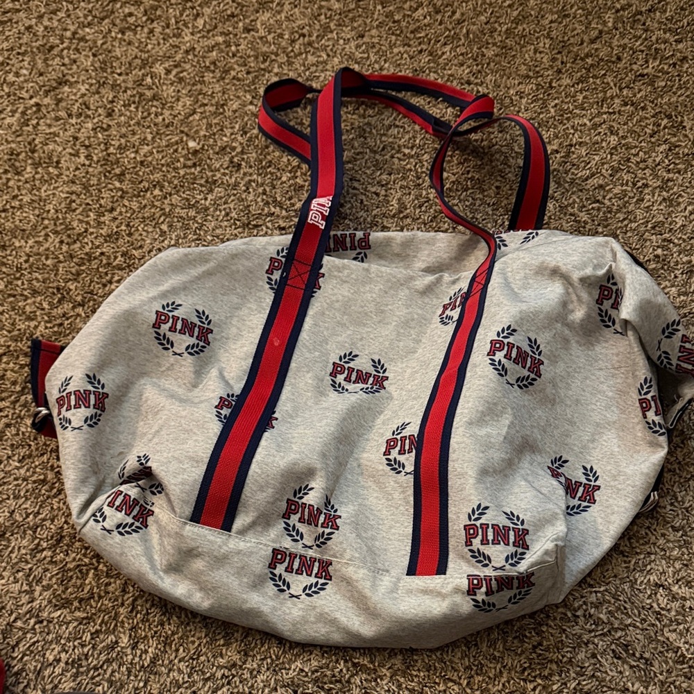 Victoria's Secret Pink Gray Tote Bag